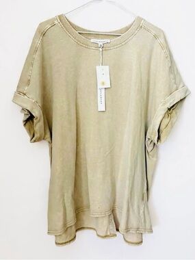 Jane and Delancey sun faded sweatshirt top